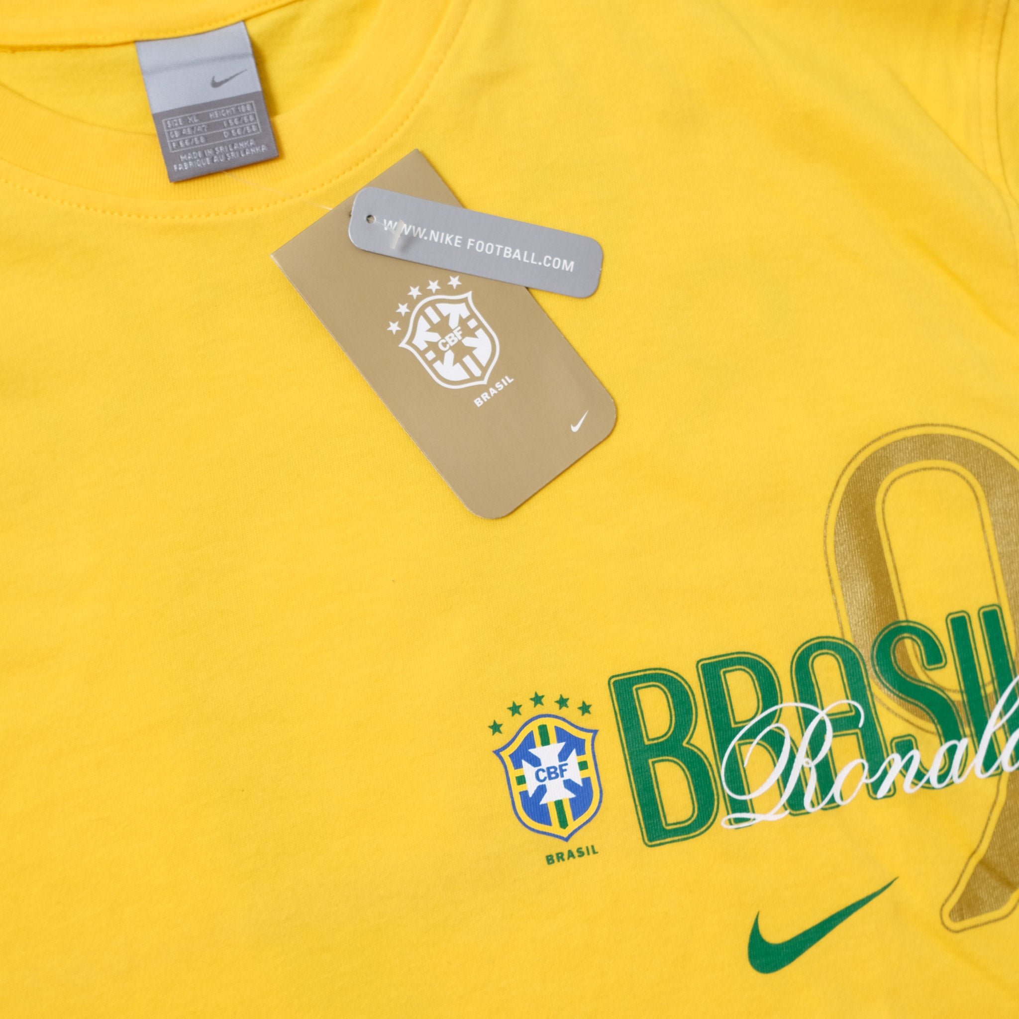 Vintage Deadstock Nike Brazil Ronaldo T-Shirt