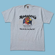 Vintage Roosters T-Shirt Large