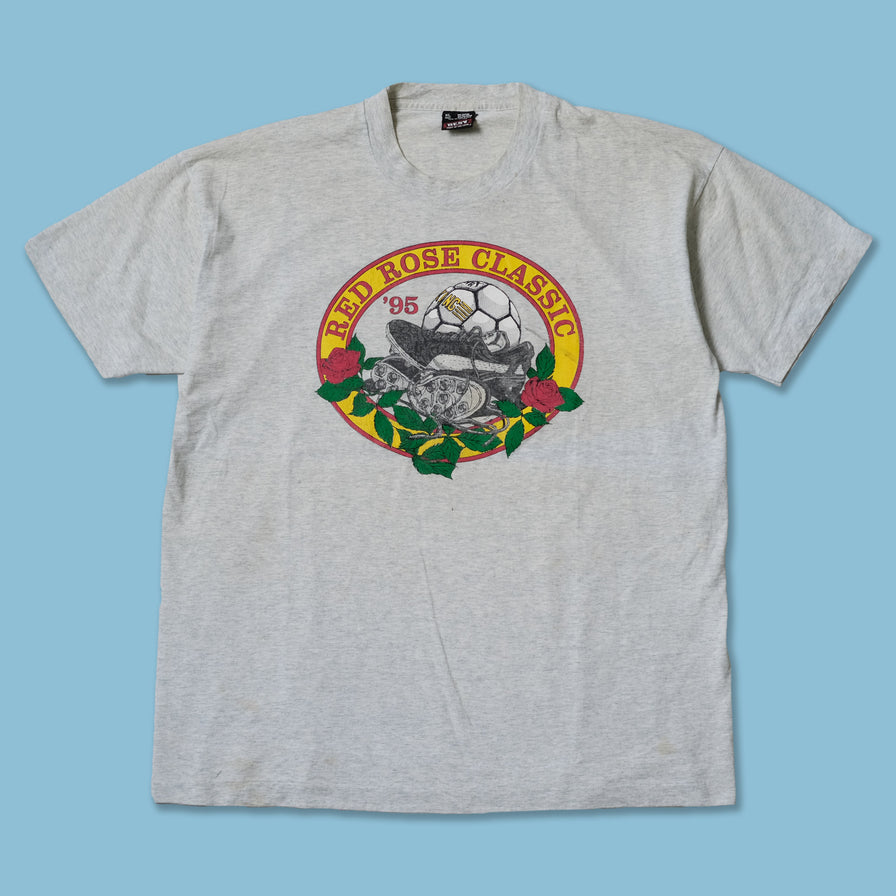 Vintage 1995 Red Rose Classic Soccer T-Shirt XLarge