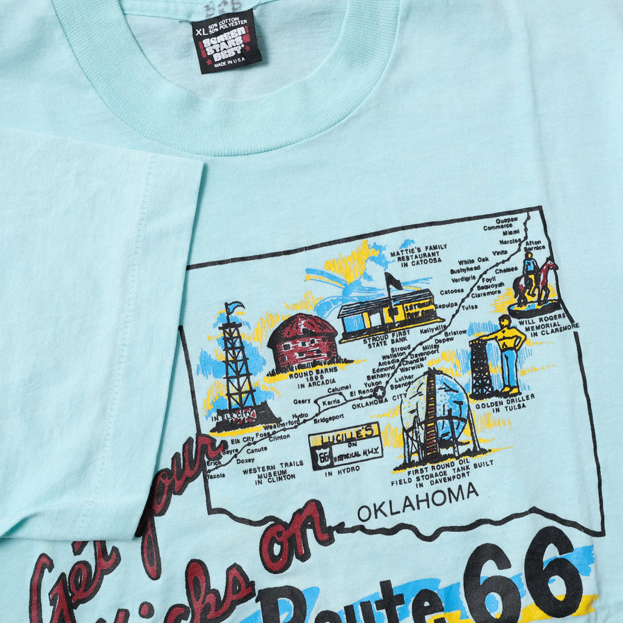 Vintage Route 66 T-Shirt Large