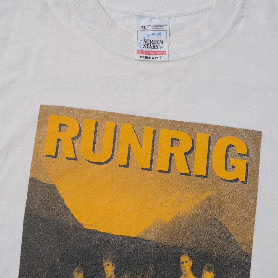 Vintage 2002 Runrig Tour T-Shirt XLarge