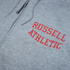 Vintage Russell Athletic Zip Hoodie Small - Double Double Vintage