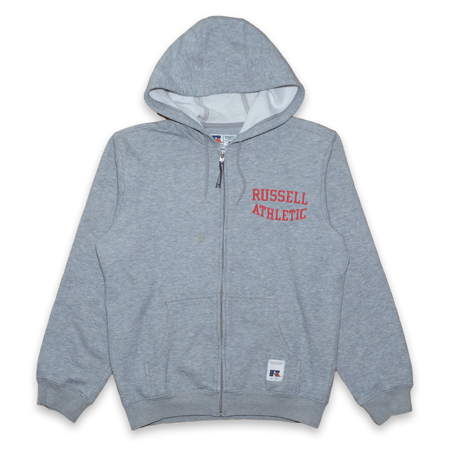 Vintage Russell Athletic Zip Hoodie Small - Double Double Vintage