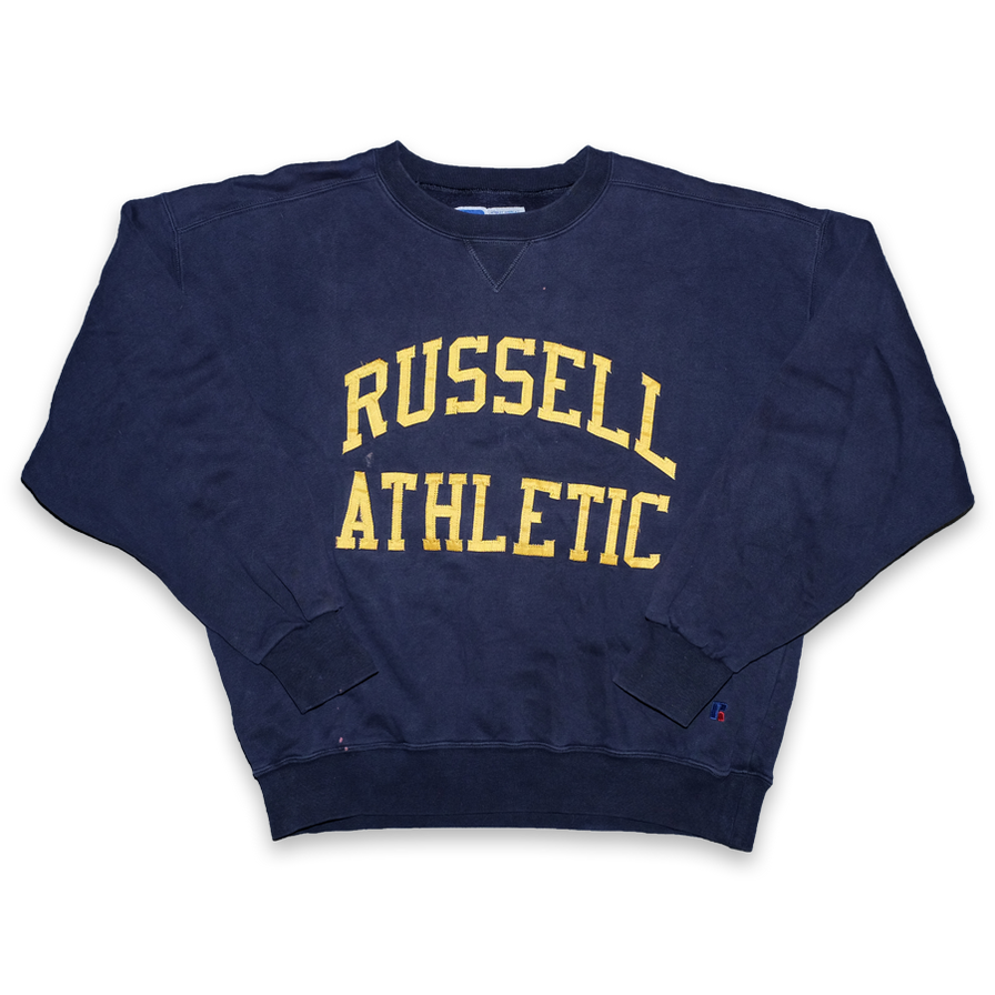 Vintage Russell Athletic Sweater Medium Double Double Vintage