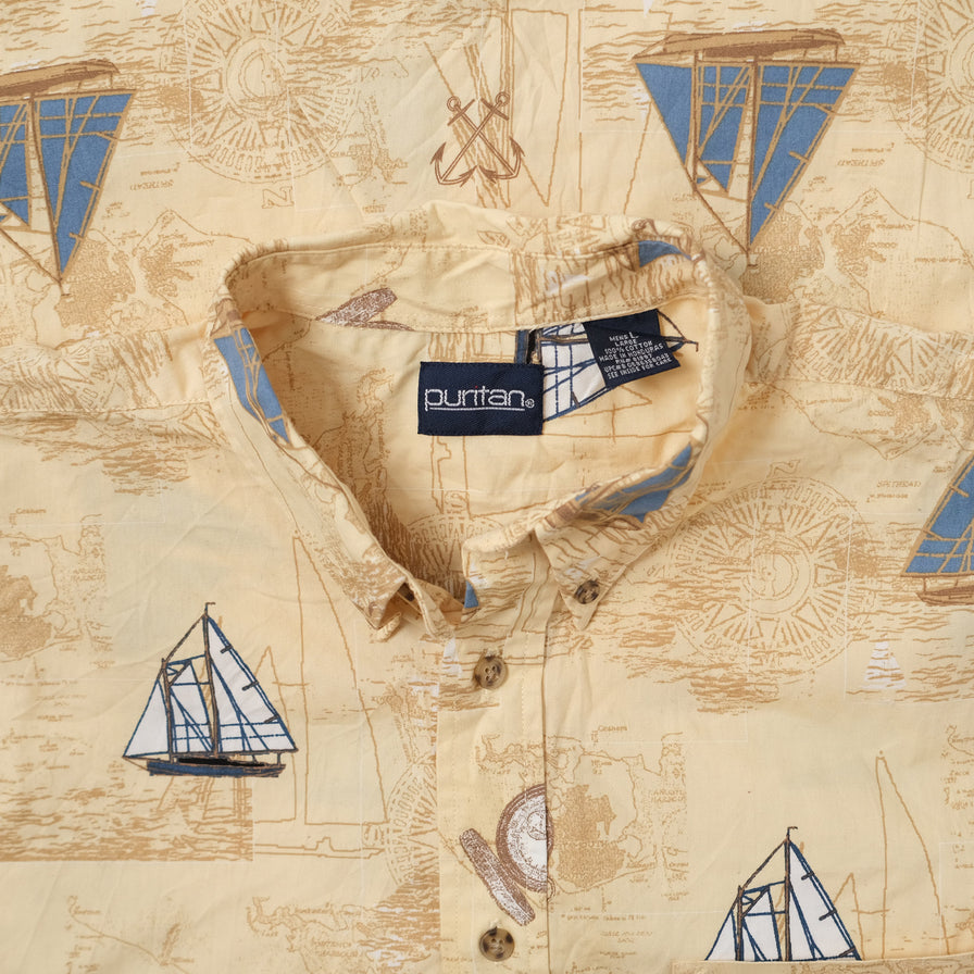 Vintage Pattern Shirt Large