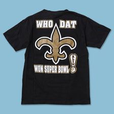 Vintage Super Bowl 2009 New Orleans Saints T-Shirt Medium