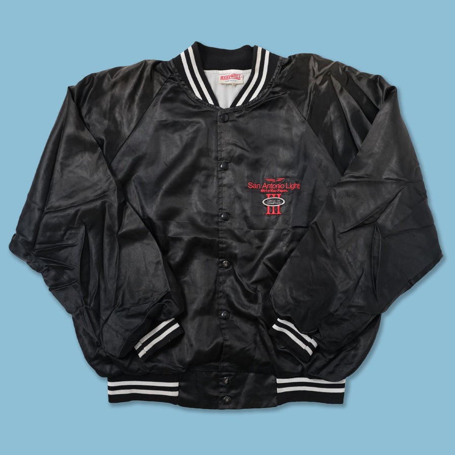 Vintage Satin College Jacket Large