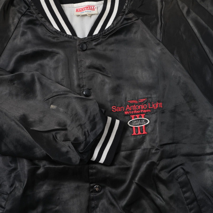 Vintage Satin College Jacket Large