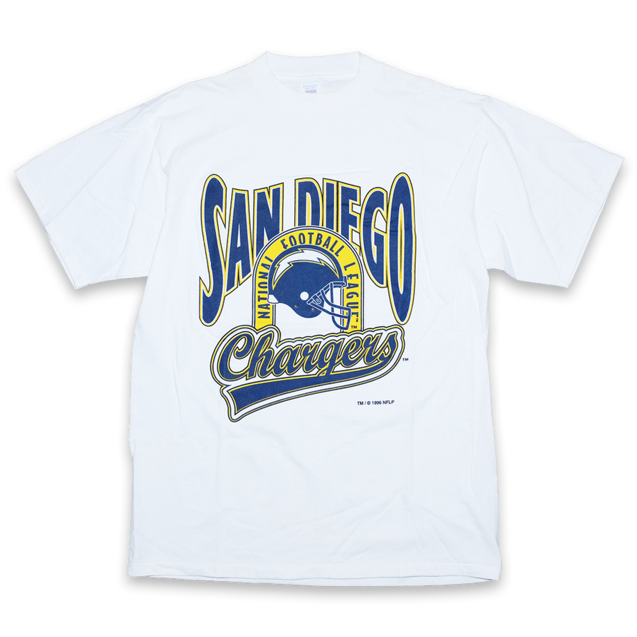 Vintage 1996 San Diego Chargers T Shirt XLarge Double Double Vintage