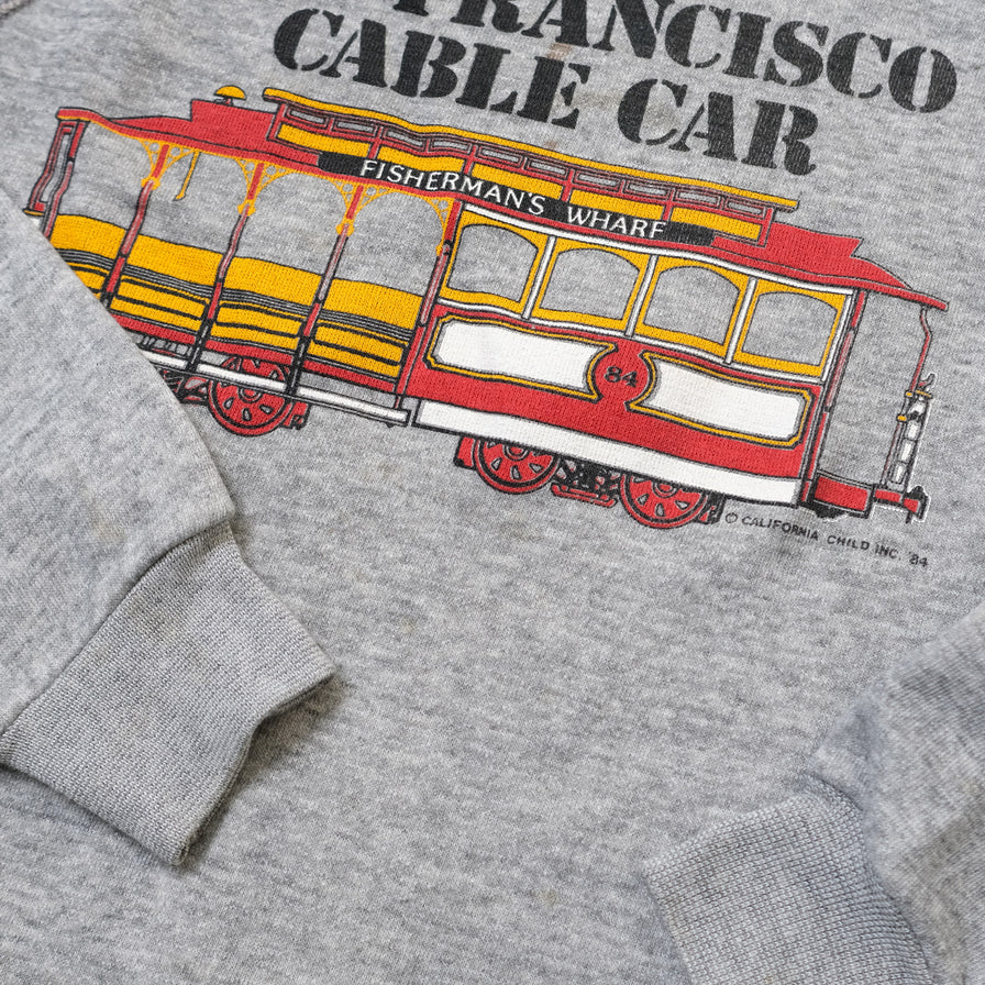 Vintage 1984 San Francisco Cable Car Sweater Small / Medium