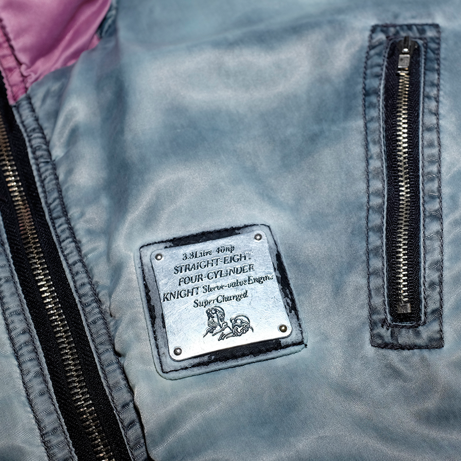 Vintage Satin Flight Jacket Medium - Double Double Vintage