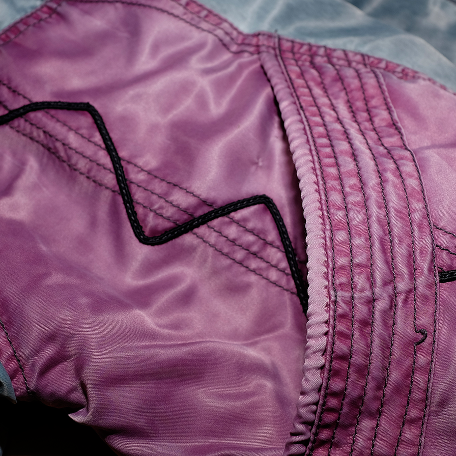 Vintage Satin Flight Jacket Medium - Double Double Vintage