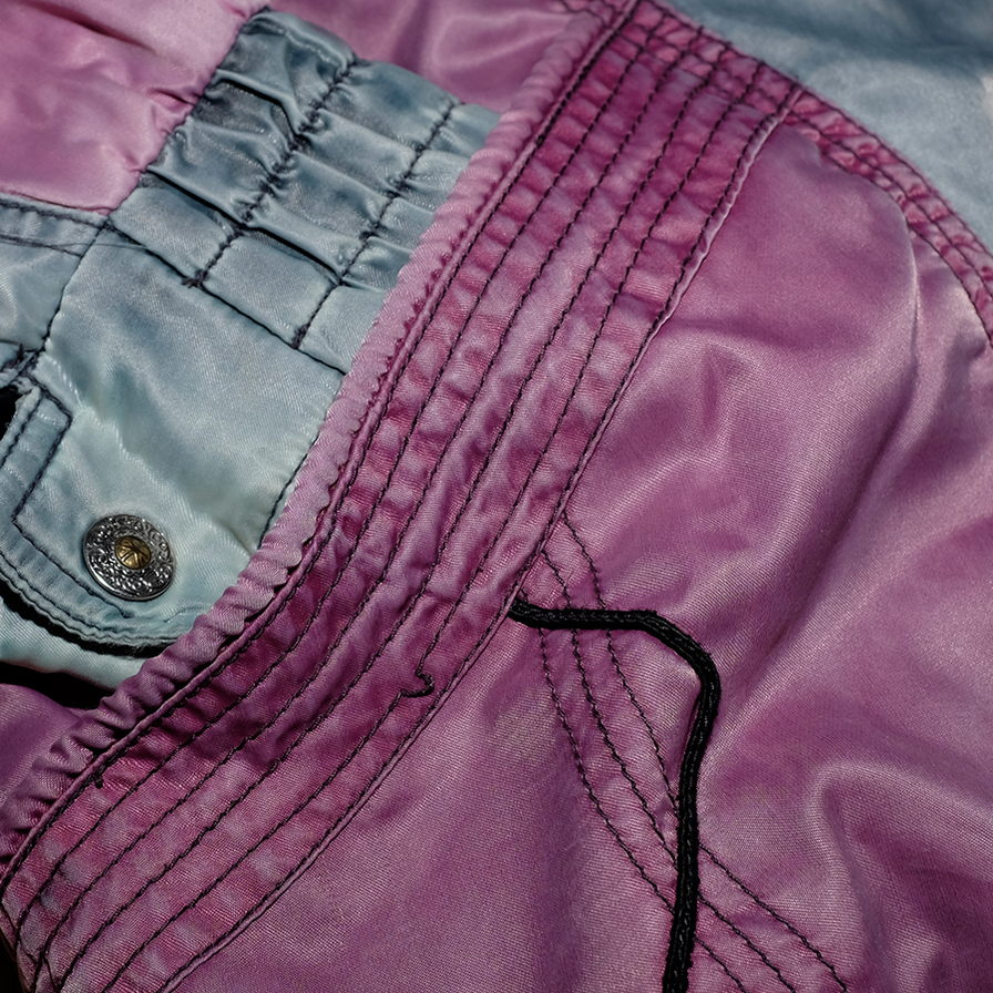 Vintage Satin Flight Jacket Medium - Double Double Vintage