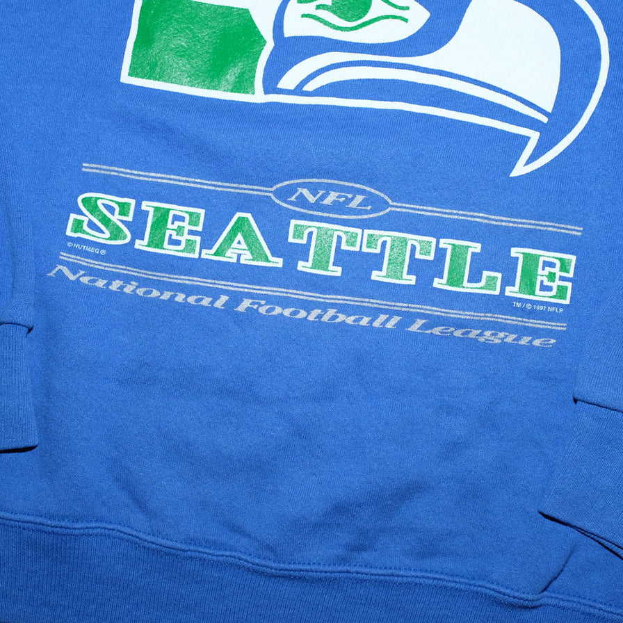 Vintage Seattle Seahawks Sweater Medium / Large - Double Double Vintage