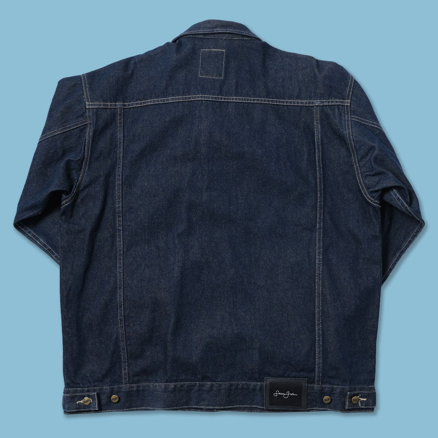 Vintage: SEAN JOHN Men's Outfit:: XLarge Denim Jacket Coat - 38x32 Jeans -  90s | eBay