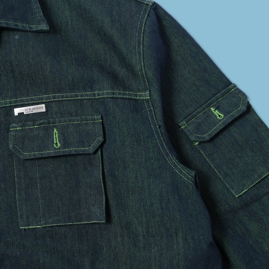 Vintage Iceberg Denim Suit XLarge