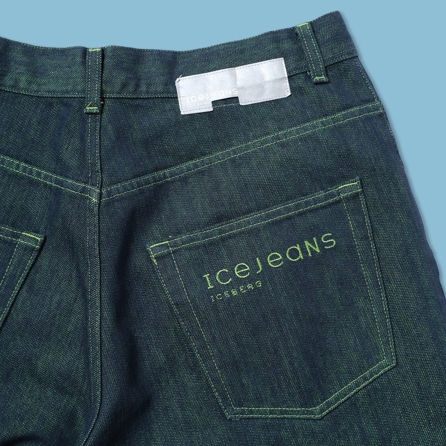 Vintage Iceberg Denim Suit XLarge