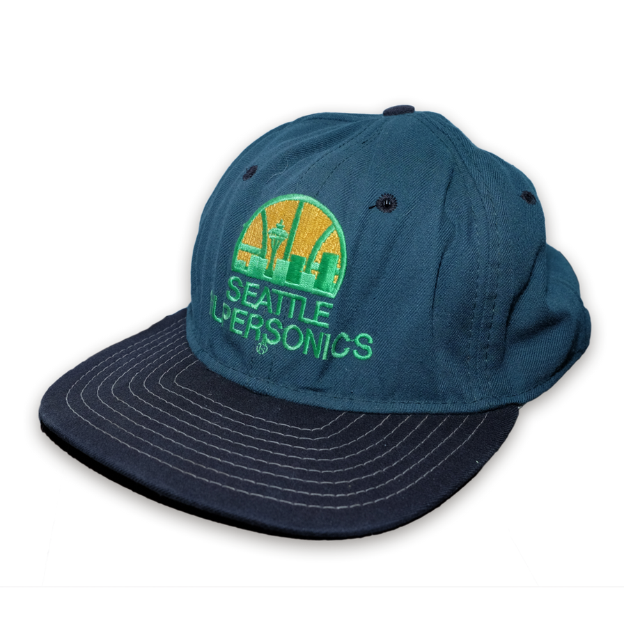 Vintage Seattle Supersonics Snapback Cap - Double Double Vintage