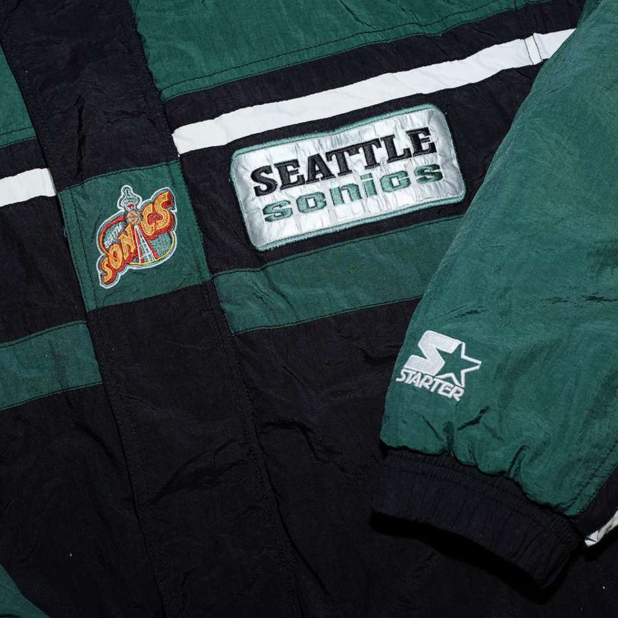 Vintage Starter Seattle Supersonics Jacket Large