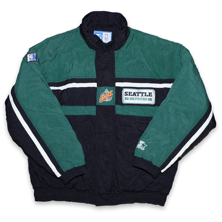 Vintage Starter Seattle Supersonics Jacket Large