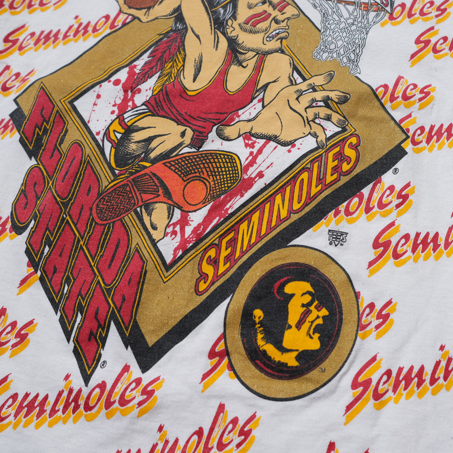 Vintage 80s Florida State Seminoles T-Shirt Medium / Large