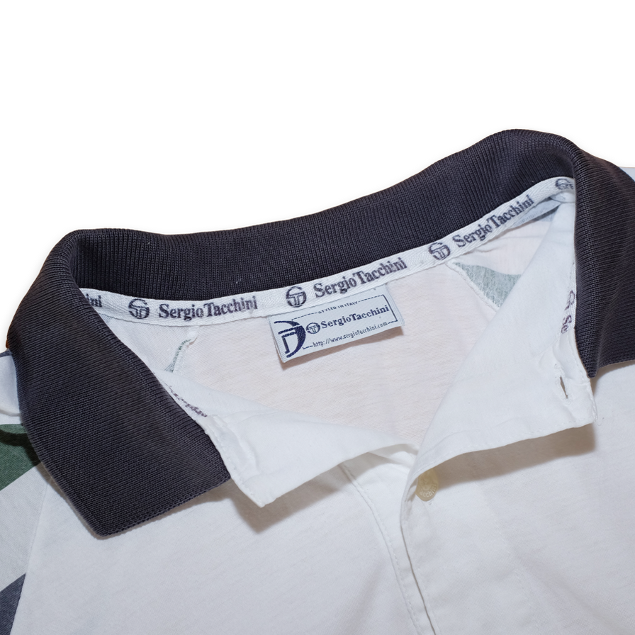 Sergio Tacchini Polo Shirt Large - Double Double Vintage