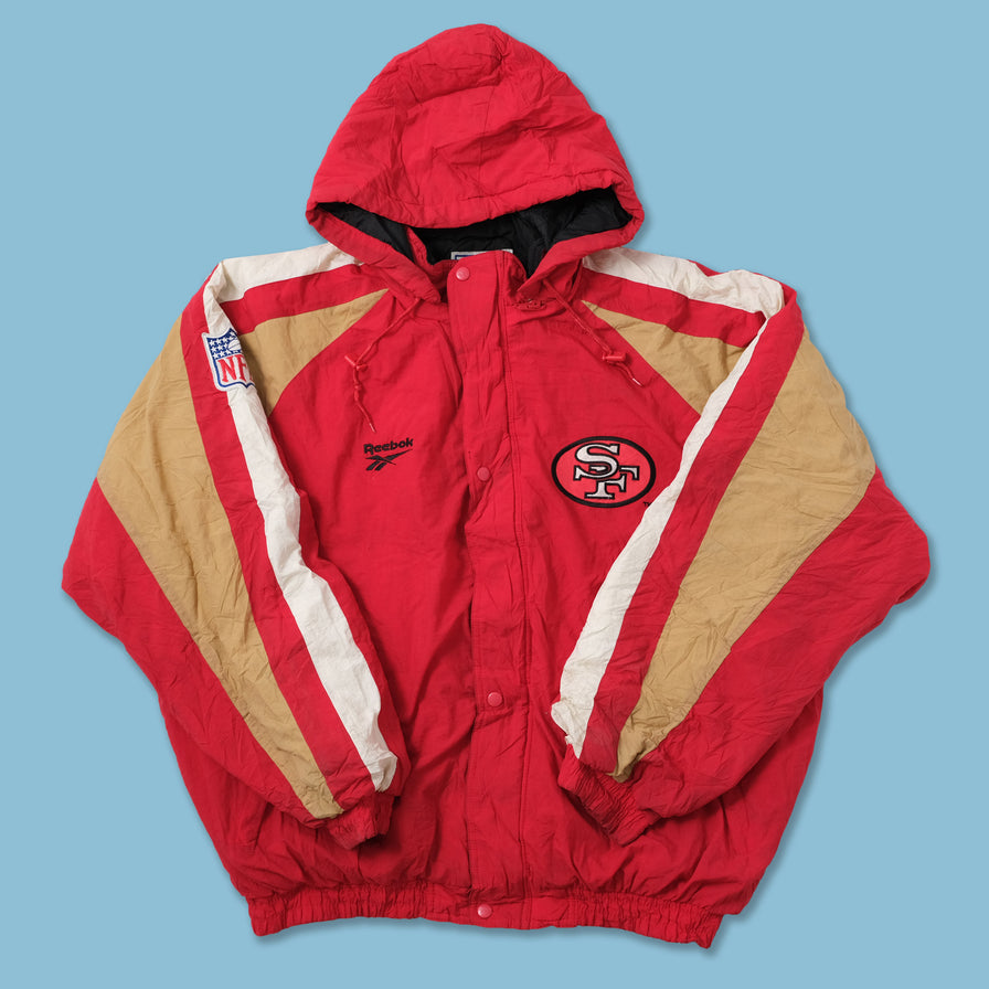 reebok 49ers jacket