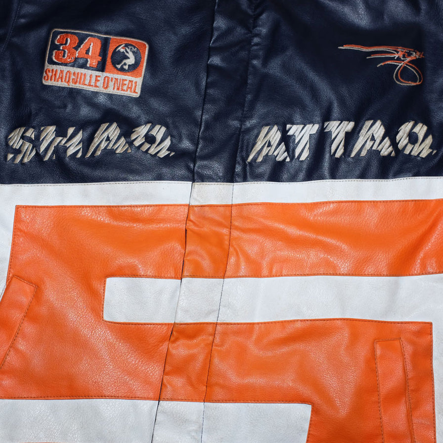 Vintage Shaq Attaq Leather Jacket Medium