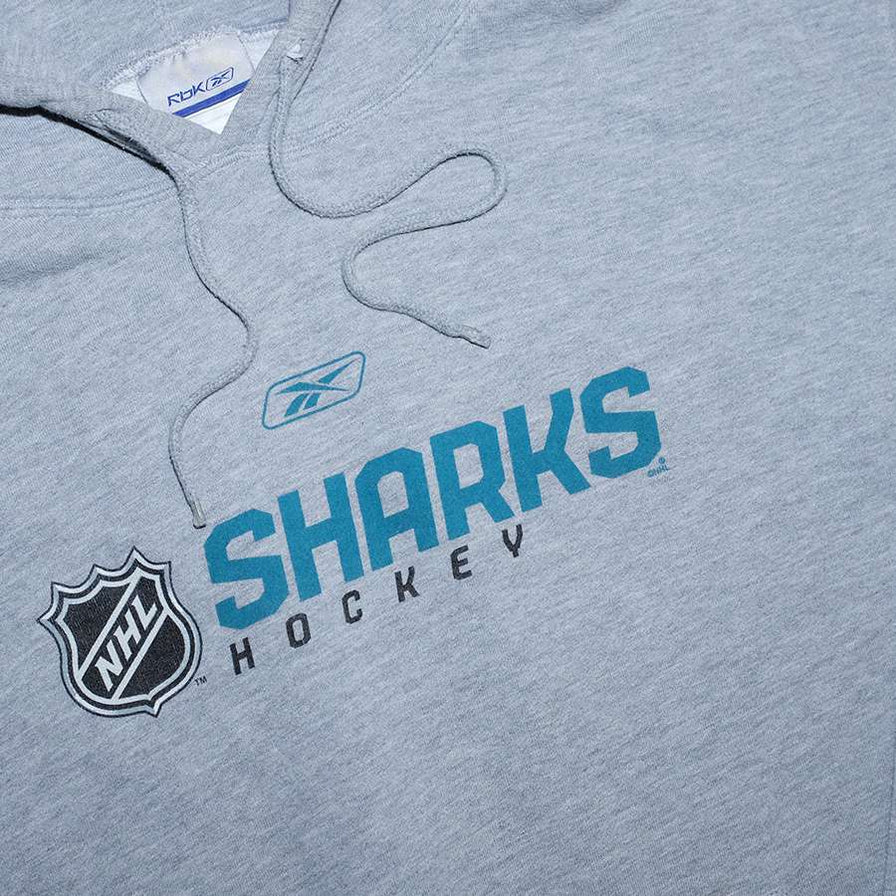 Vintage Reebok San Jose Sharks Hoody XLarge