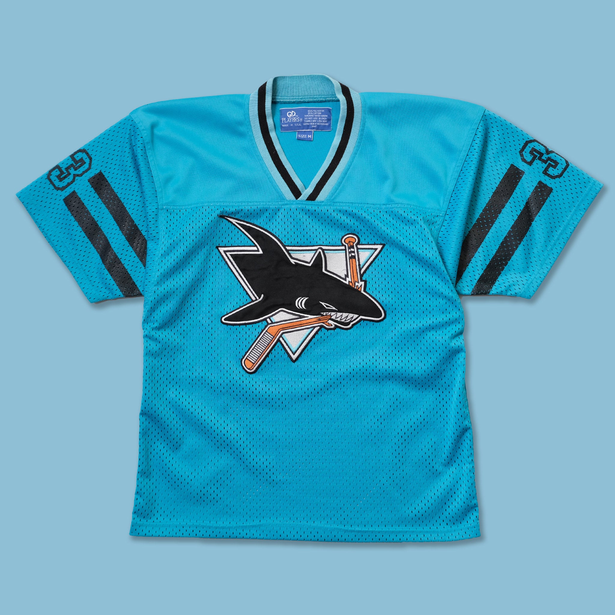 Vintage San Jose Sharks Jersey Medium Double Double Vintage