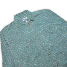 Vintage Pattern Shirt Large - Double Double Vintage