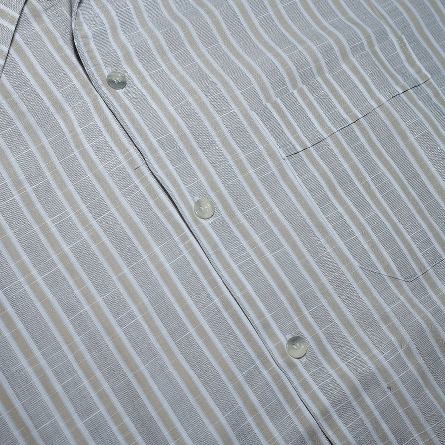 Vintage Vertical Stripe Shirt XLarge - Double Double Vintage