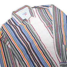Vintage Flannel Stripe Shirt XLarge - Double Double Vintage