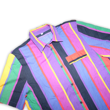 Vintage Vertical Stripe Shirt Medium / Large - Double Double Vintage
