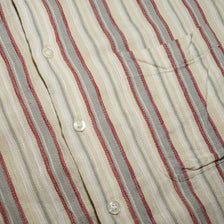 Vintage Vertical Striped Shirt XLarge - Double Double Vintage