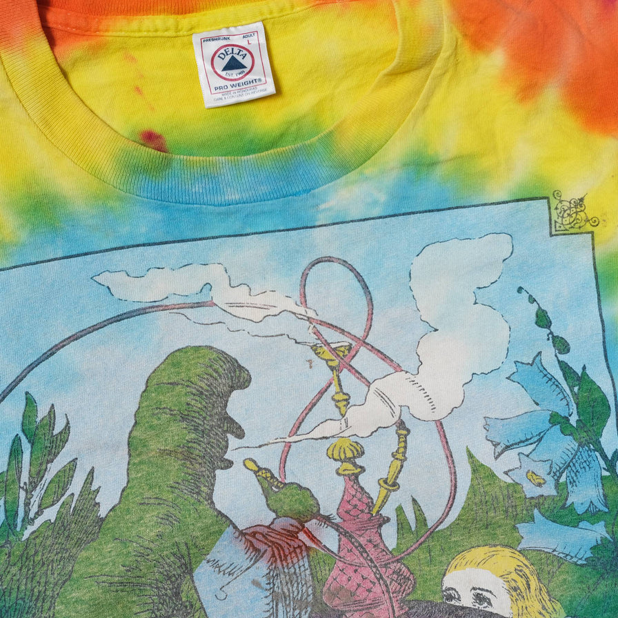 Vintage 1997 Alice in Wonderland Tie Dye T-Shirt XLarge