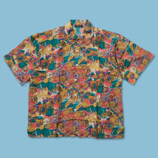 Vintage Deadstock Pattern Silk Shirt Large / XLarge