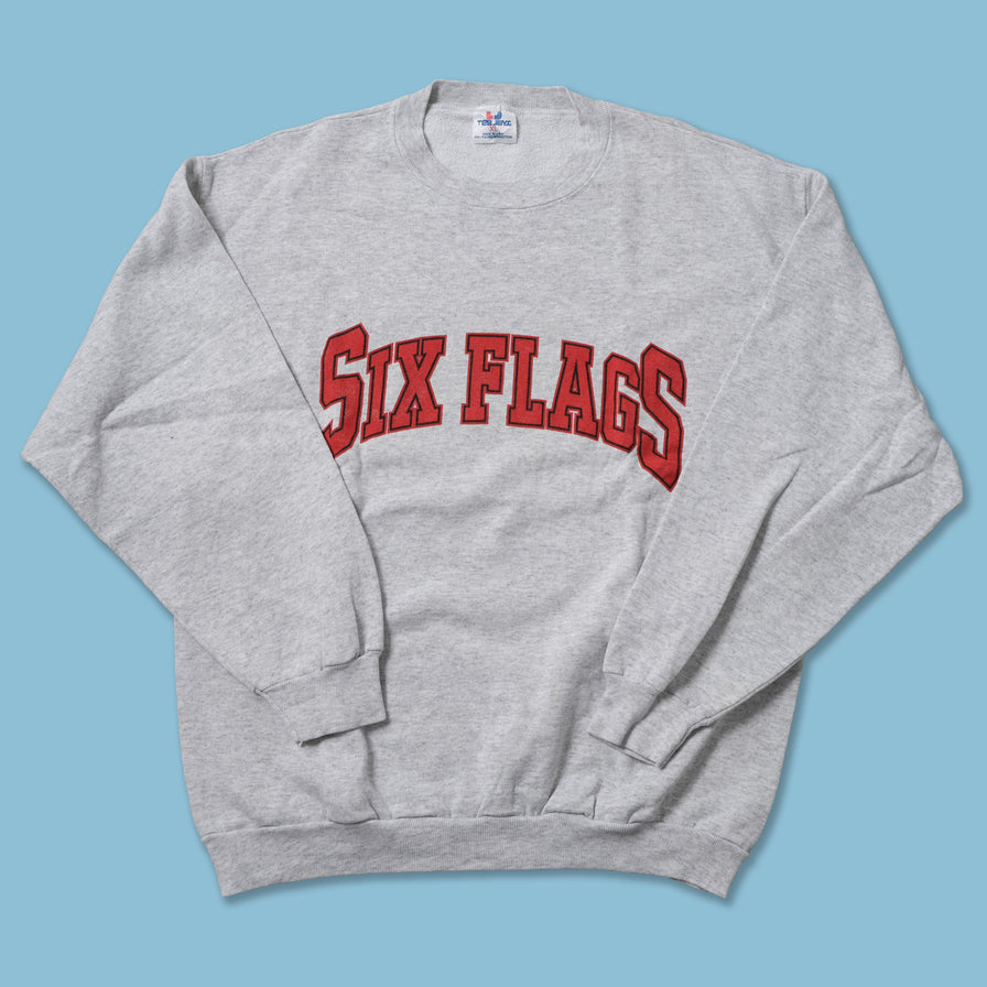 Vintage Six Flags Sweater Large