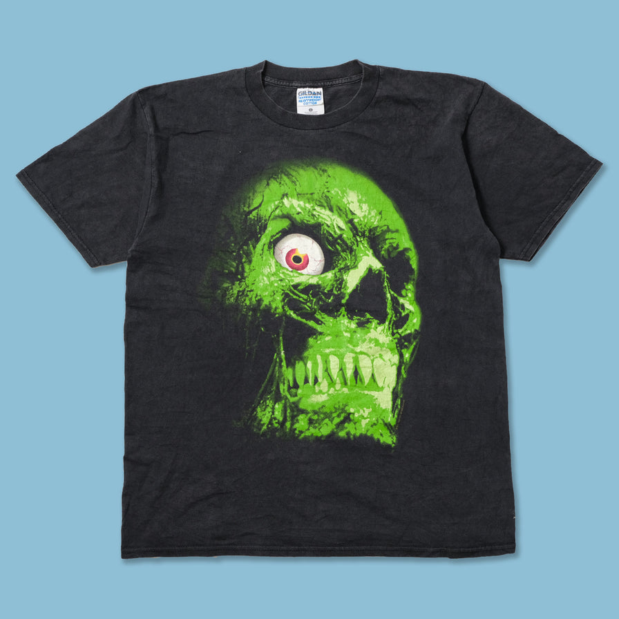 Vintage Green Skull T-Shirt Large
