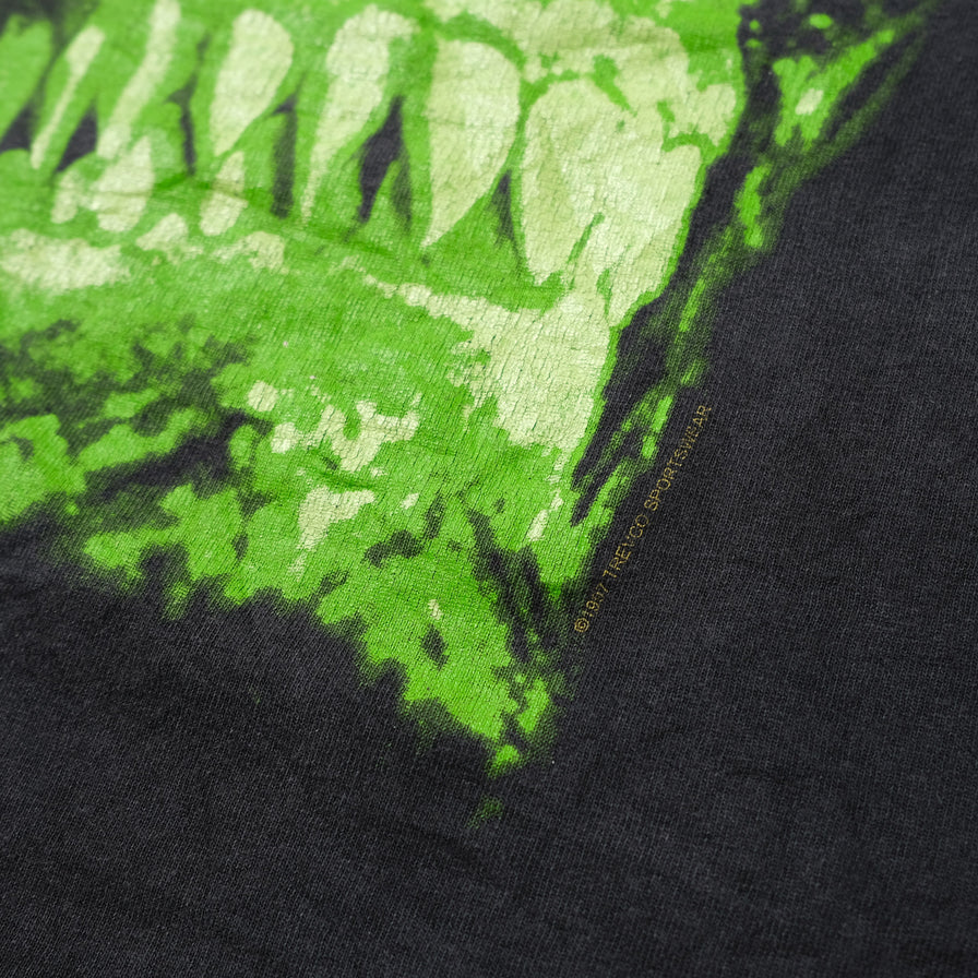 Vintage Green Skull T-Shirt Large