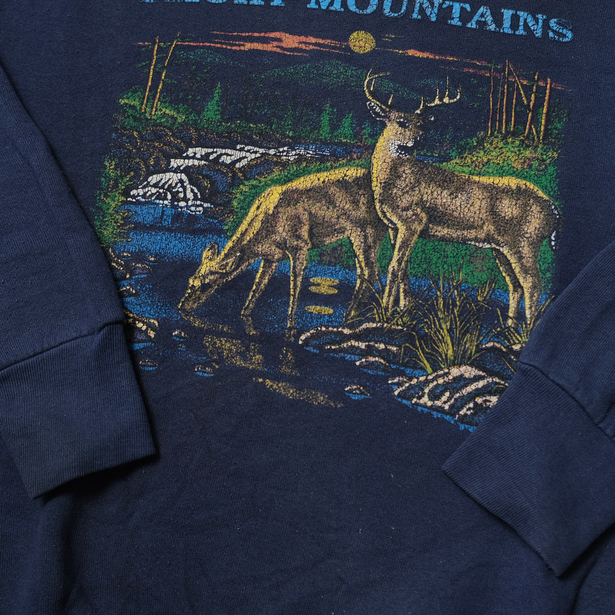 Vintage Great Smoky Mountain Sweater Small