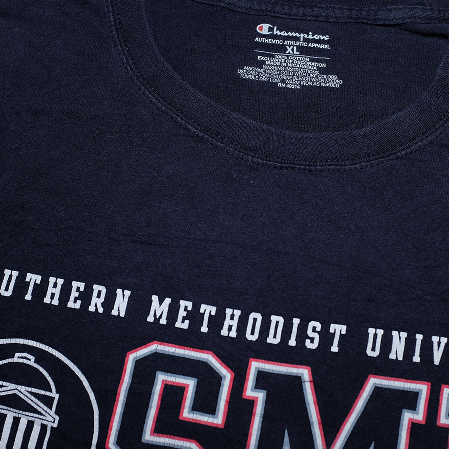 Vintage Champion SMU Longsleeve XLarge - Double Double Vintage