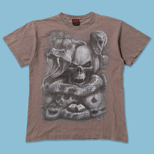 Vintage Skulls & Snakes T-Shirt Large