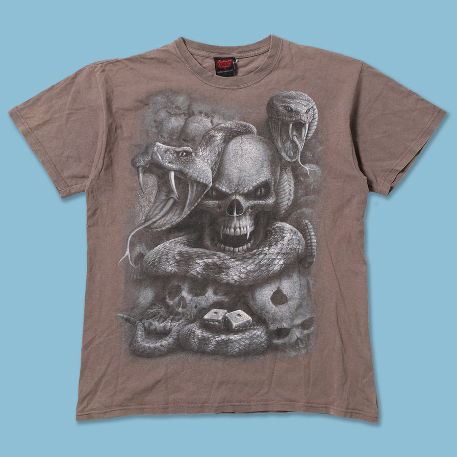 Vintage Skulls & Snakes T-Shirt Large