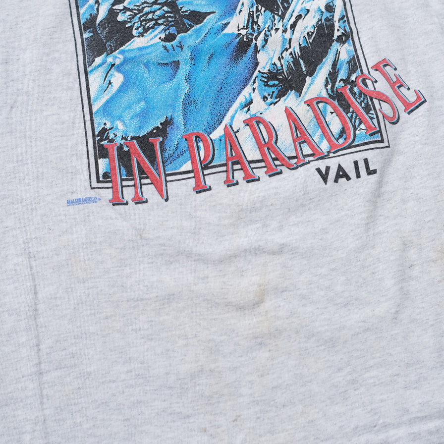 Vintage Vail Skiing T-Shirt Medium