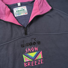 Vintage Diadora Q-Zip Sweater XLarge