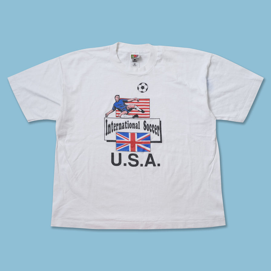 Vintage International Soccer USA T-Shirt Large