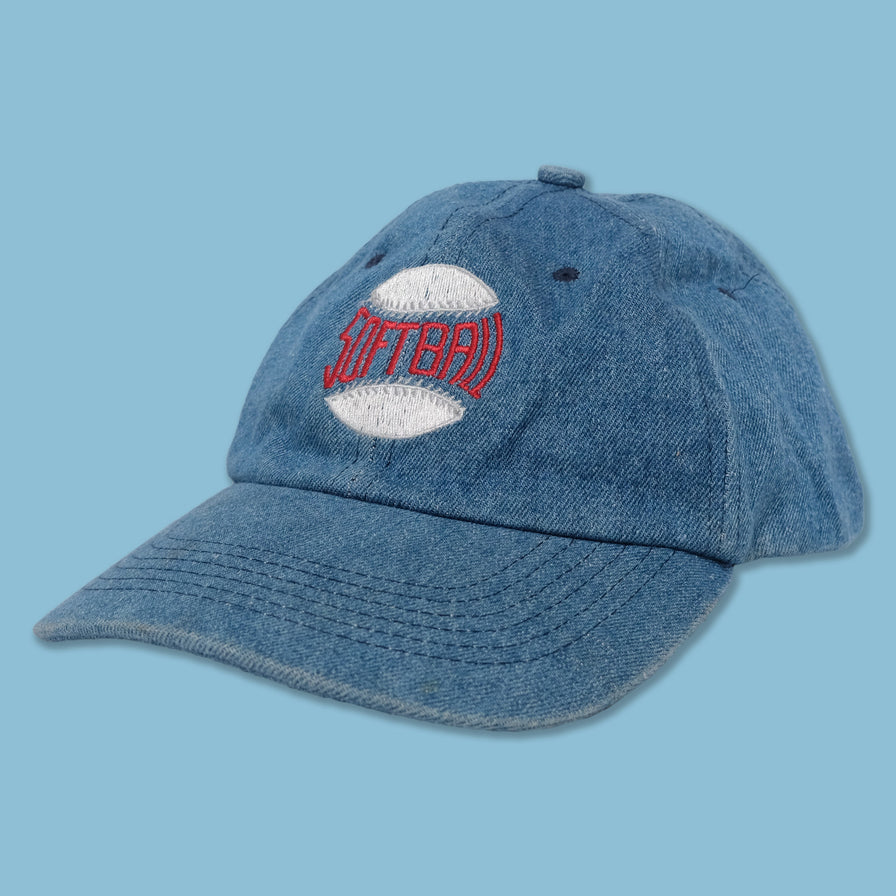Vintage Denim Softball Velcro Back