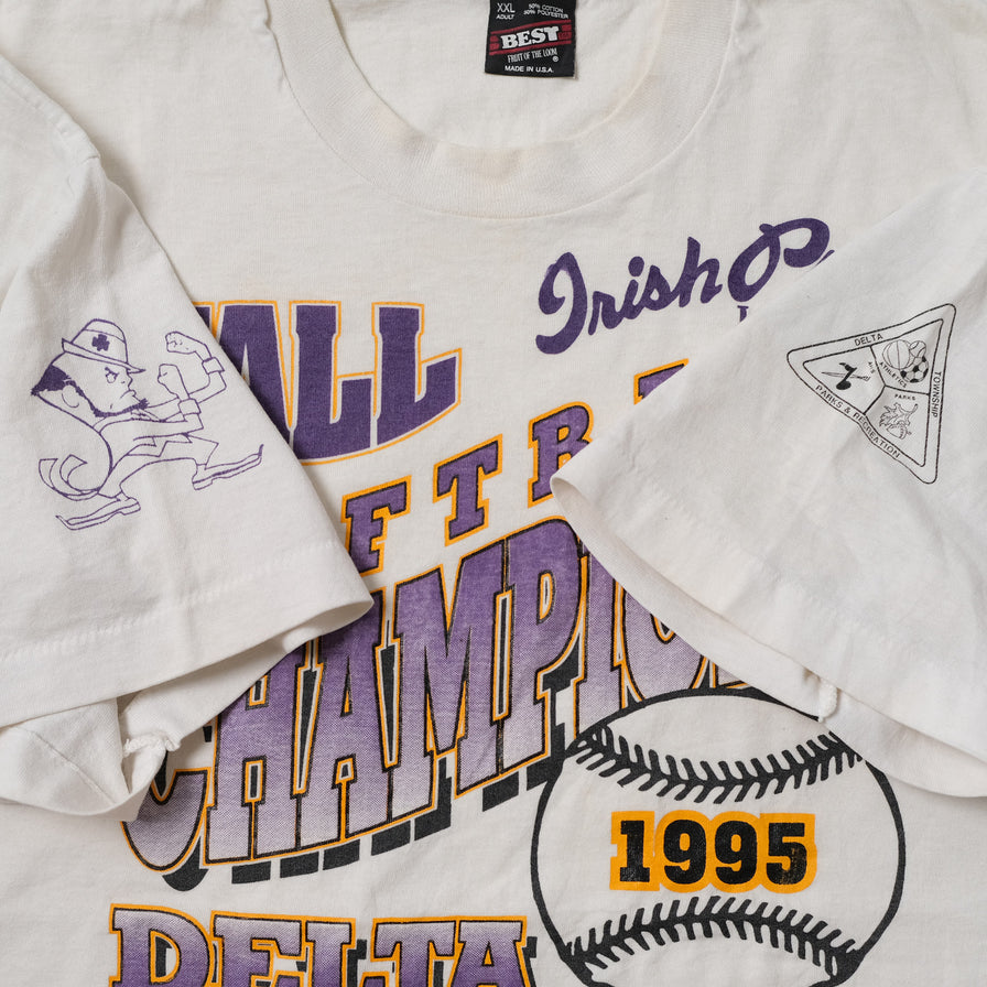 Vintage 1995 Softball Champions T-Shirt XLarge