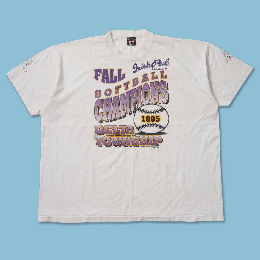 Vintage 1995 Softball Champions T-Shirt XLarge